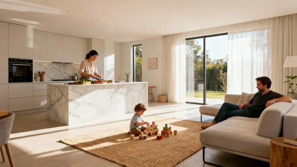 The pros and cons of an open-plan living space